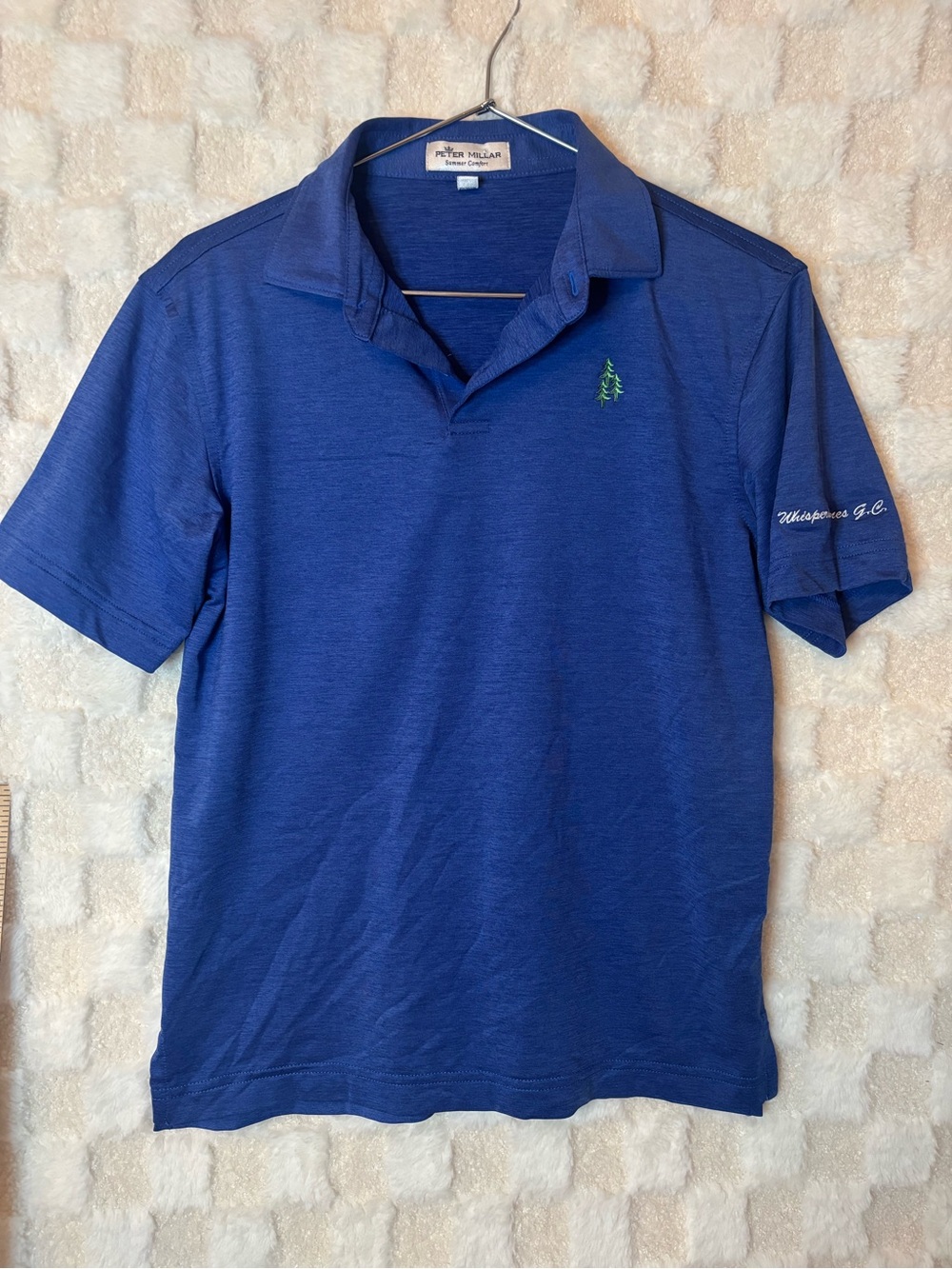 Peter Millar Kids Blue Polo Shirt size M